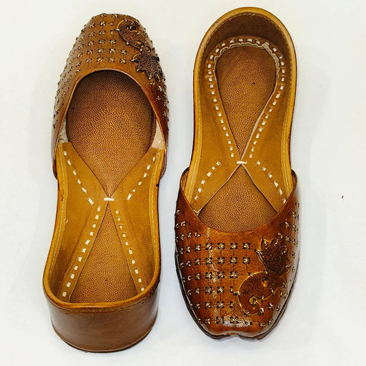 Punjabi Jutti peacock Aari Work2514