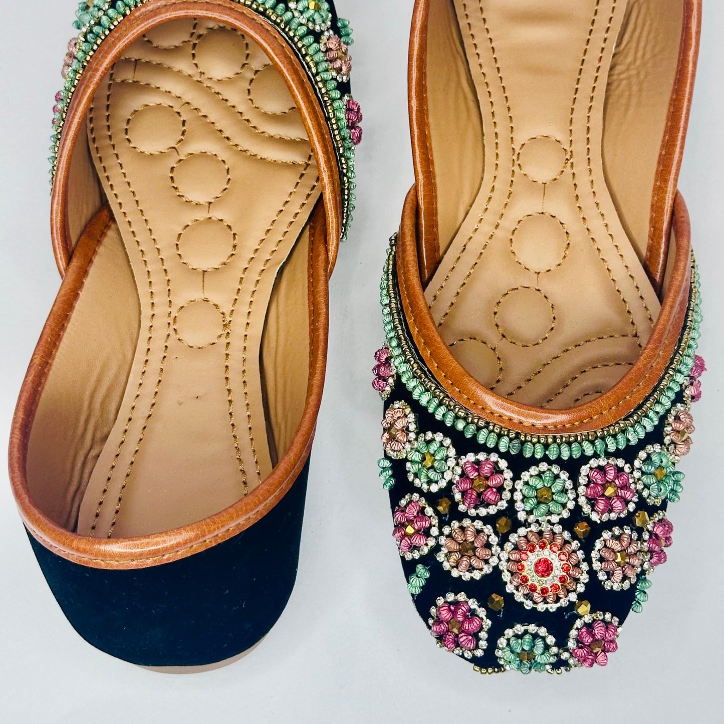 Punjabi Jutti Heavy Mirror Sequence Work2903